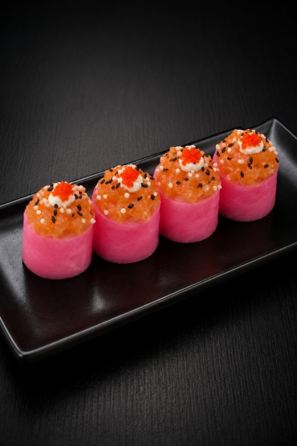 Radish With Salmon